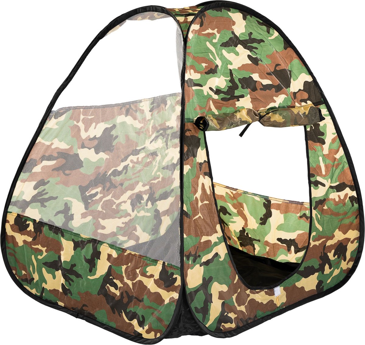 Lobbes camouflage speeltent pop-up voor kinderen - speelplezier tent.
