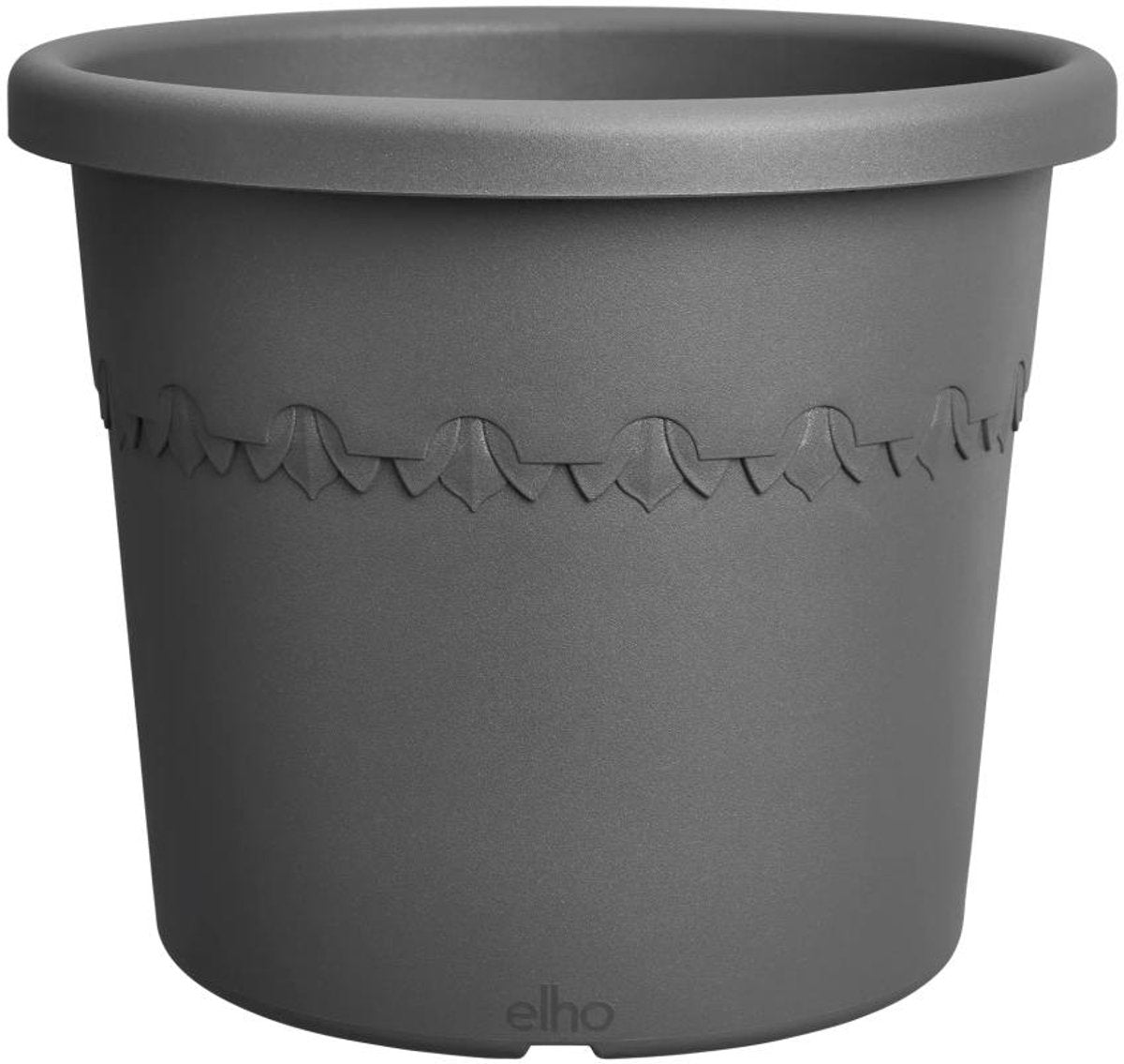 Elho algarve cilindro 40 - bloempot voor buiten - 100% gerecycled plastic - ø 40 x h 29 cm - antraciet