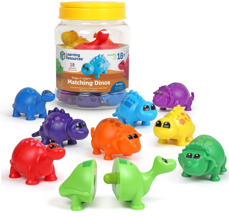 Learning resources snap-n-learn™ matching dinos - vanaf 18 maanden