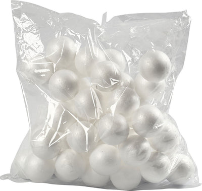 Creativ company piepschuim ballen 6 cm, 50 stuks