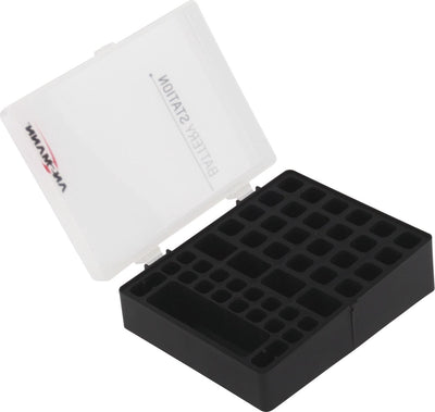 Ansmann batterijbox 48 batterijbox aantal cellen: 48 aaa (potlood), aa (penlite), 9v (blok) (l x b x h) 173 x 138 x 63