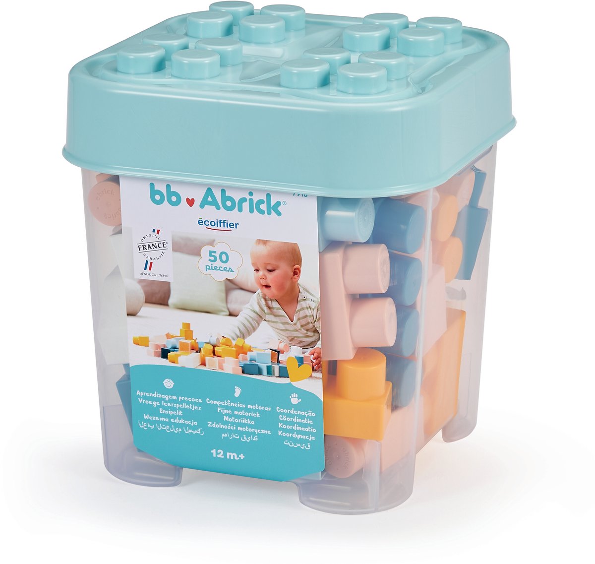 Abrick ecoiffier bb mijn eerste bouwblokken - 50dlg.