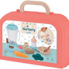Écoiffier ecoiffier nursery verzorging - baby's voedingsset in koffer - 8dlg.