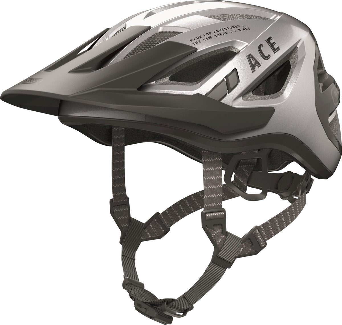 Abus helm Urban-I 3.0 ACE gleam Zilver M 52-58cm
