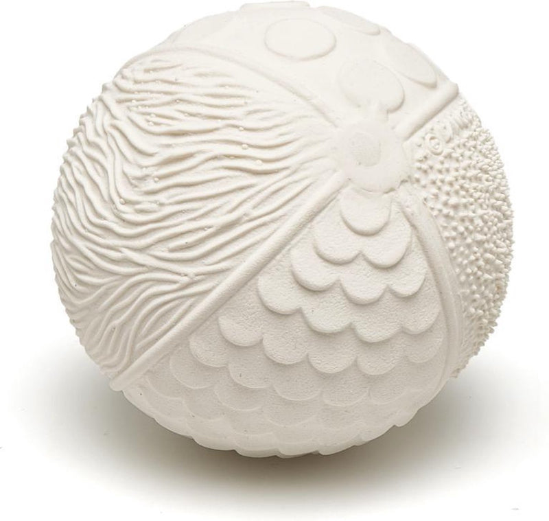 Lanco toys lanco sensory rubberen bijtspeeltje - bal - wit