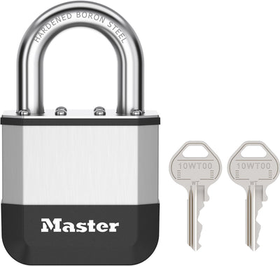 Masterlock elite - hangslot - 52mm - korte beugel - weerbestendig - inbraakwerend - buitenslot - robuust - inclusief 2 sleutels