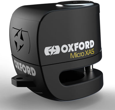 Oxford fietsslot – micro xa5 alarm disc slot - black – zwart