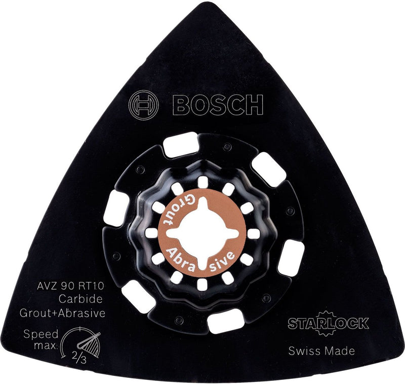 Bosch hardmetalen schuurplaat avz 90 rt10 90 mm korrel 10 - 26092...