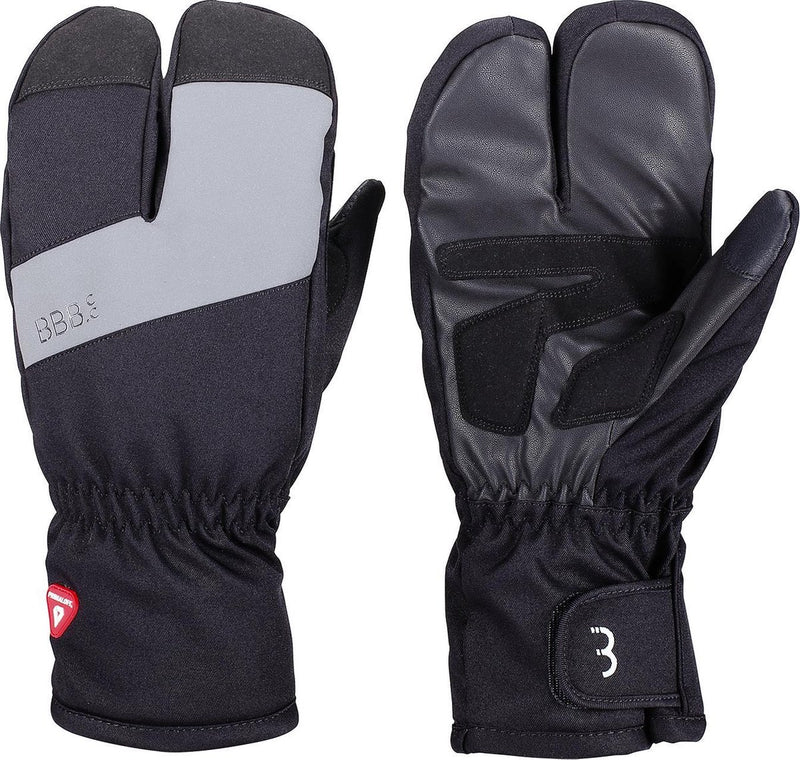 Bbb cycling subzero 2 x 2 fietshandschoenen winter - thermo fiets handschoenen waterdicht winddicht - zwart - maat xl - bwg-35