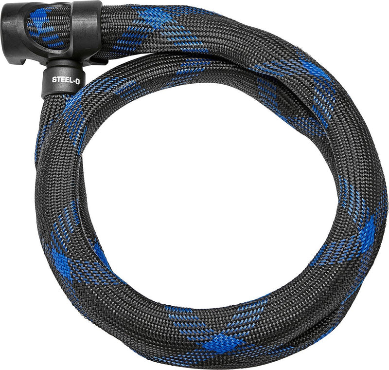 Abus gepantserd kabelslot ivera steel-o-flex 7200 + rbu-houder - kabelslot van staalkabel met pantser van stalen hulzen - -security level 7 - 110 cm