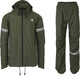 Agu original essential regenpak – 100% waterdicht winddicht – dames heren - poray 5.000 – gerecycled materiaal – groen - maat xl