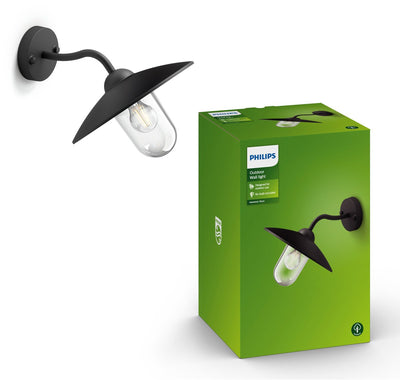 Philips hammock buitenwandlamp - zwart