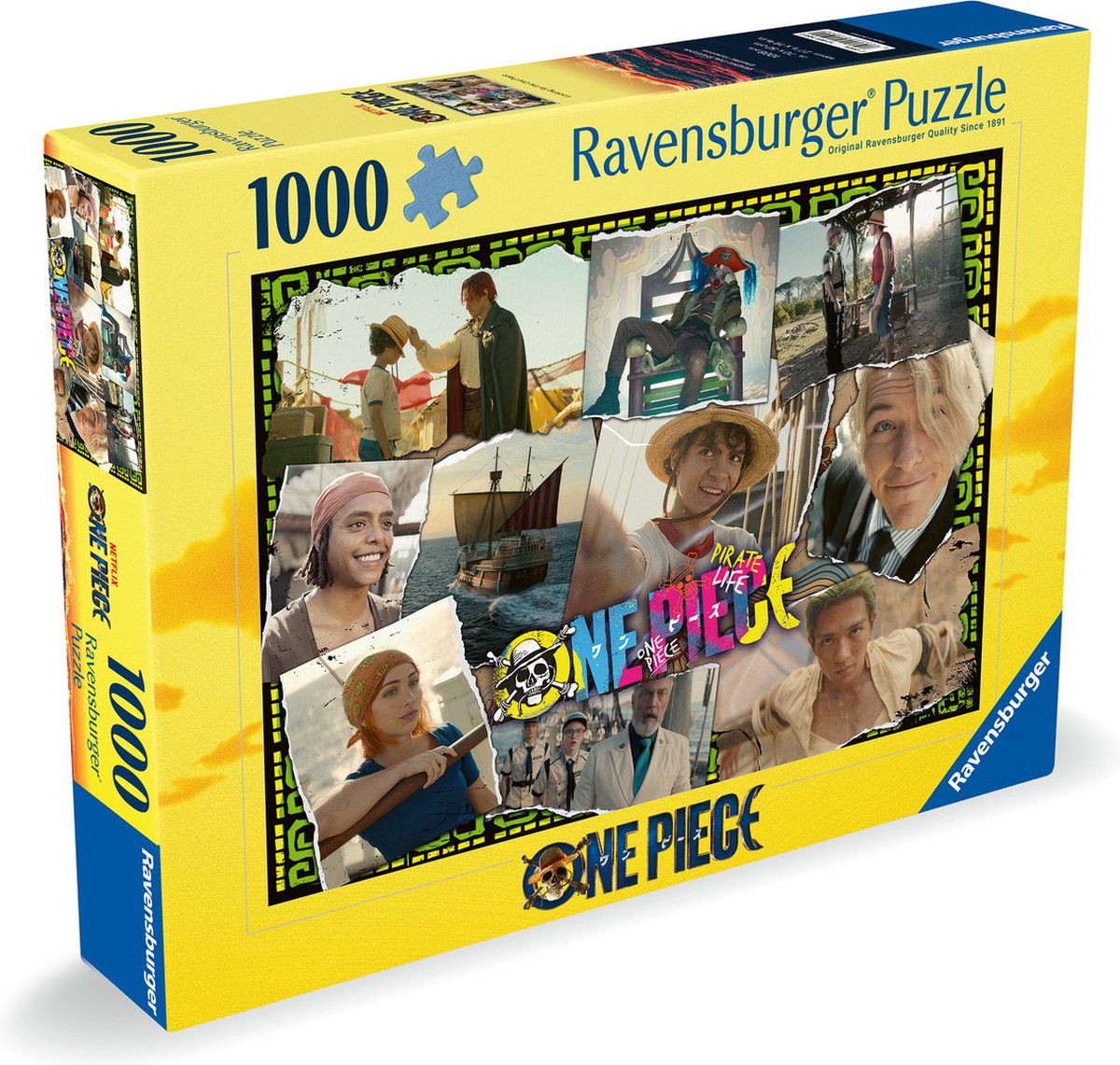 Ravensburger - one piece (live action) - legpuzzel - 1000 stukjes