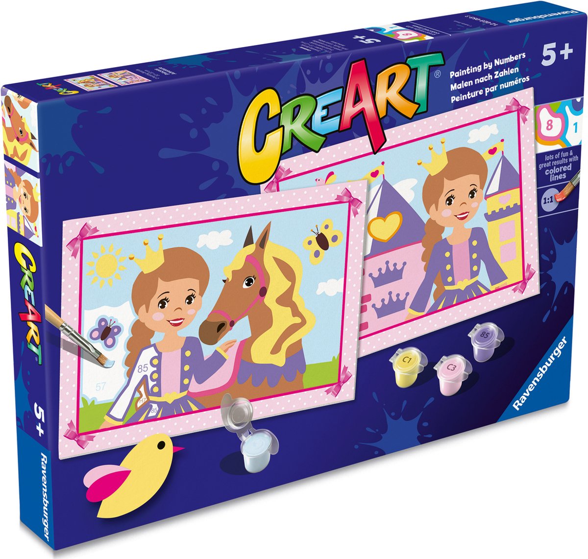 Ravensburger - creart junior - kleine prinsessen