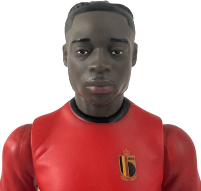 Megableu actiefiguur rode duivels - jeremy doku - voetbalpop met bewegende ledematen - officiële merchandise