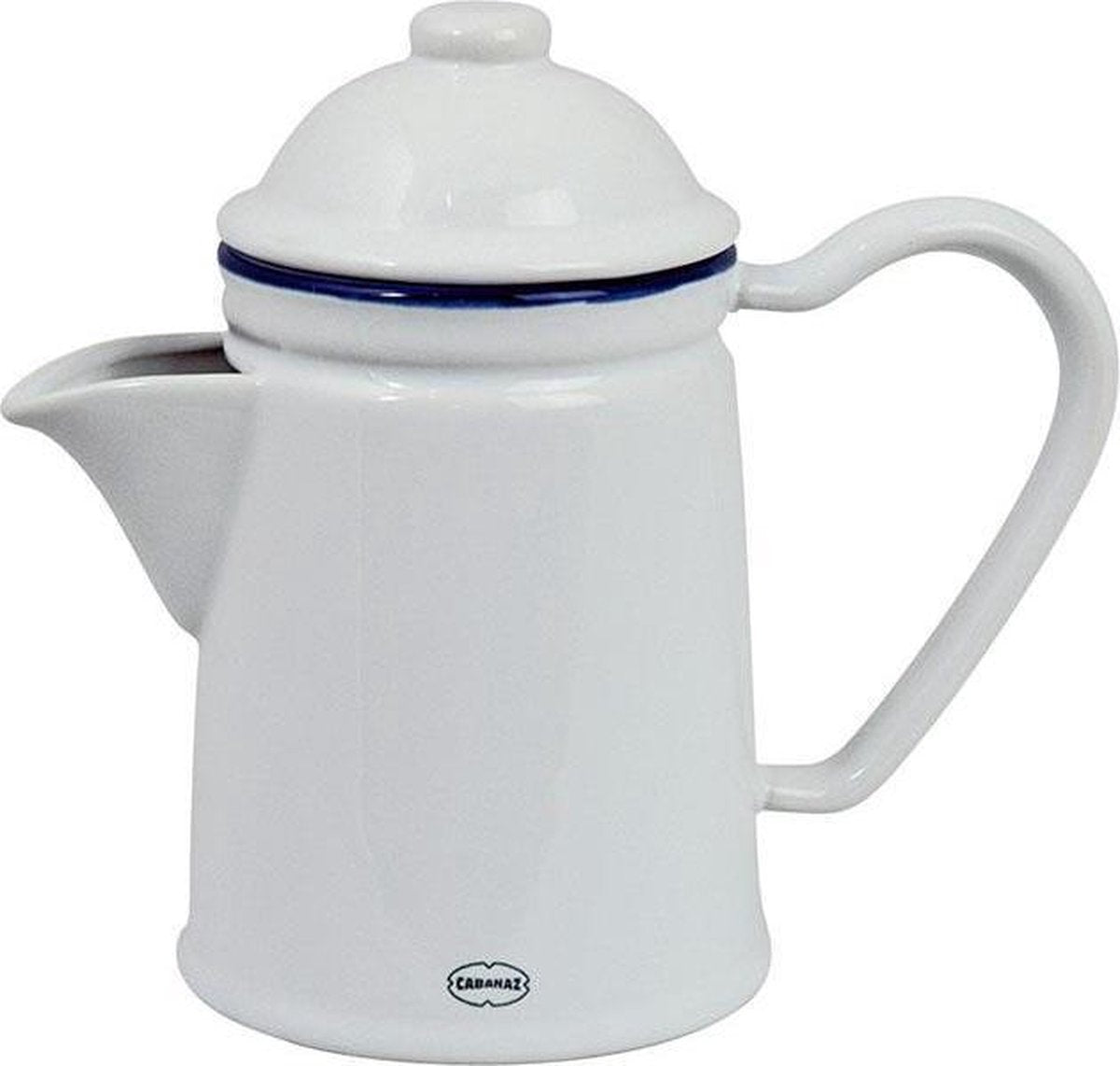 Cabanaz - kan, keramiek, tea coffee pot, 600 ml, wit