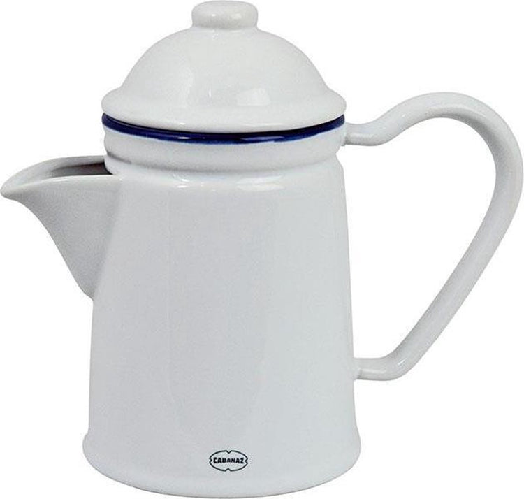 Cabanaz - kan, keramiek, tea coffee pot, 600 ml, wit