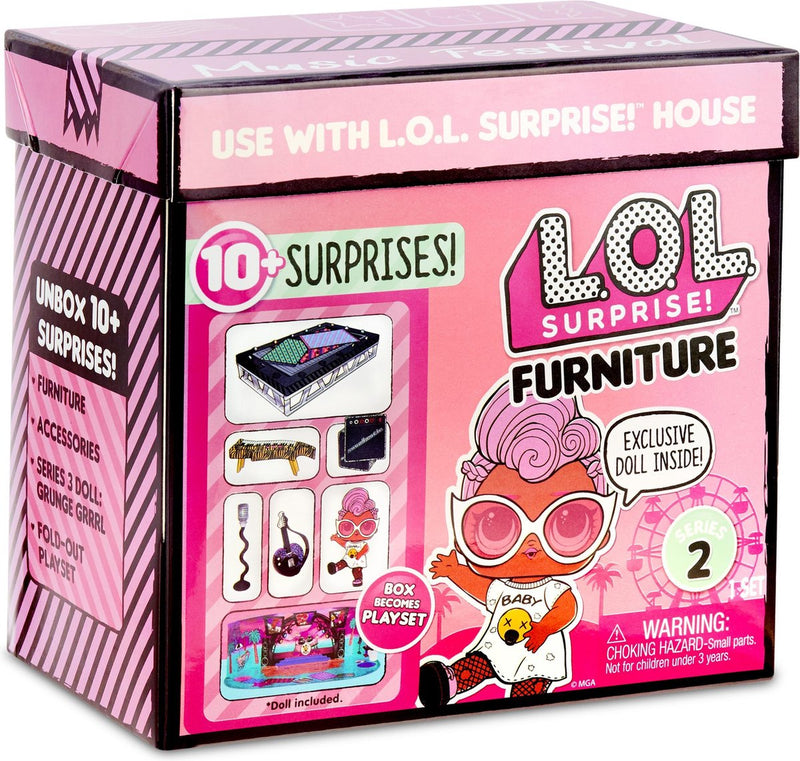 L.o.l. surprise! l.o.l. surprise furniture- muziekfestival met grunge grrrl - serie 2