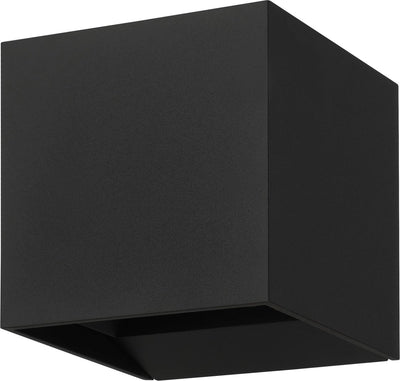 Eglo calpino 3 wandlamp - led - 10 cm - zwart - binnen en buiten