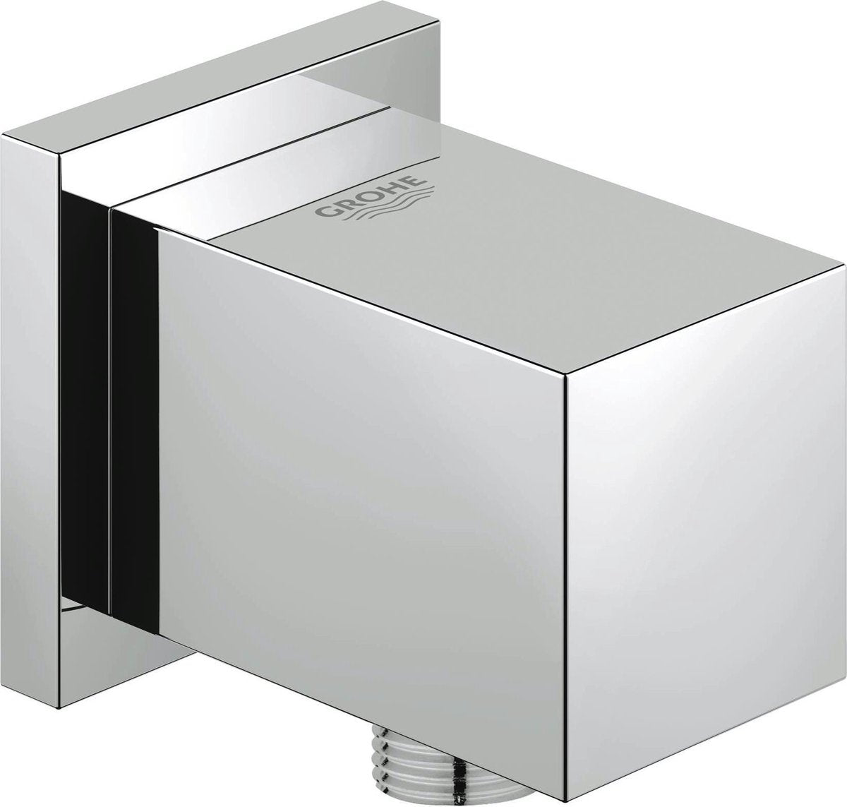 Grohe euphoria cube wandaansluitbocht - buitendraad - met terugstroombeveiliging - chroom