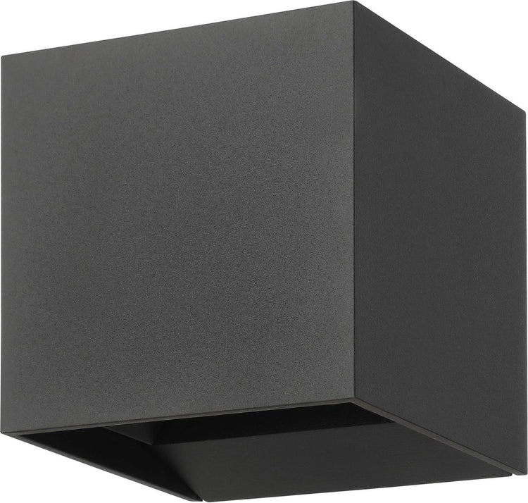 Eglo calpino 3 wandlamp - led - 10 cm - antraciet - binnen en buiten