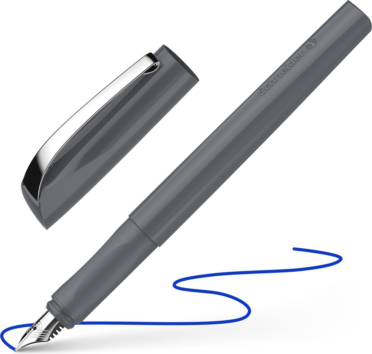 Schneider schrijfwaren schneider vulpen - ceod colour - stone - penpunt m - s-168703