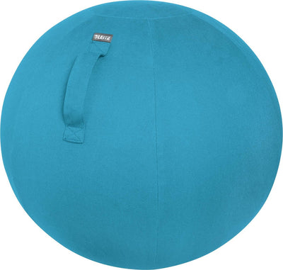 Leitz ergo cosy actieve ergonomische zitbal - inclusief handpomp - ideaal voor thuiskantoor - sereen blauw