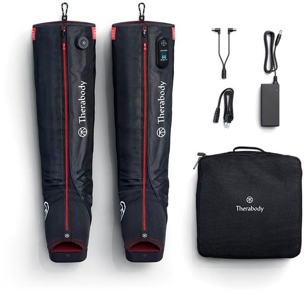 Therabody jetboots pro plus massageapparaat voor fitness en sportkleding, maat l