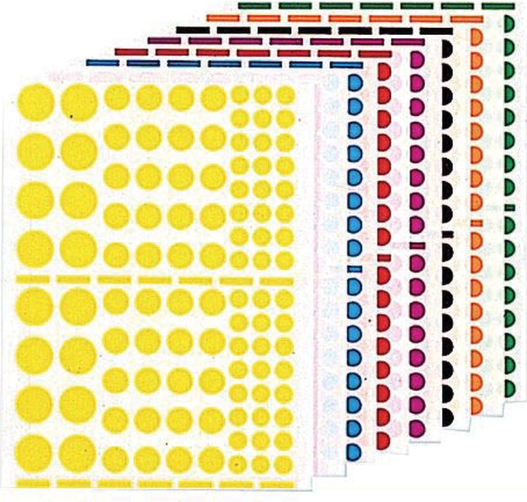 Agipa stickers 1.040 stuks cirkels