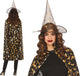 Fiestas guirca - set heksenhoed en cape - volwassenen - 110 cm