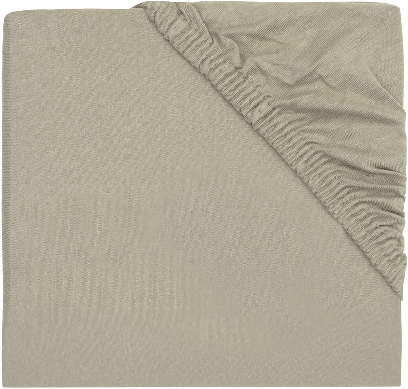 Jollein - hoeslaken jersey 75x95cm - boxmatras - olive green