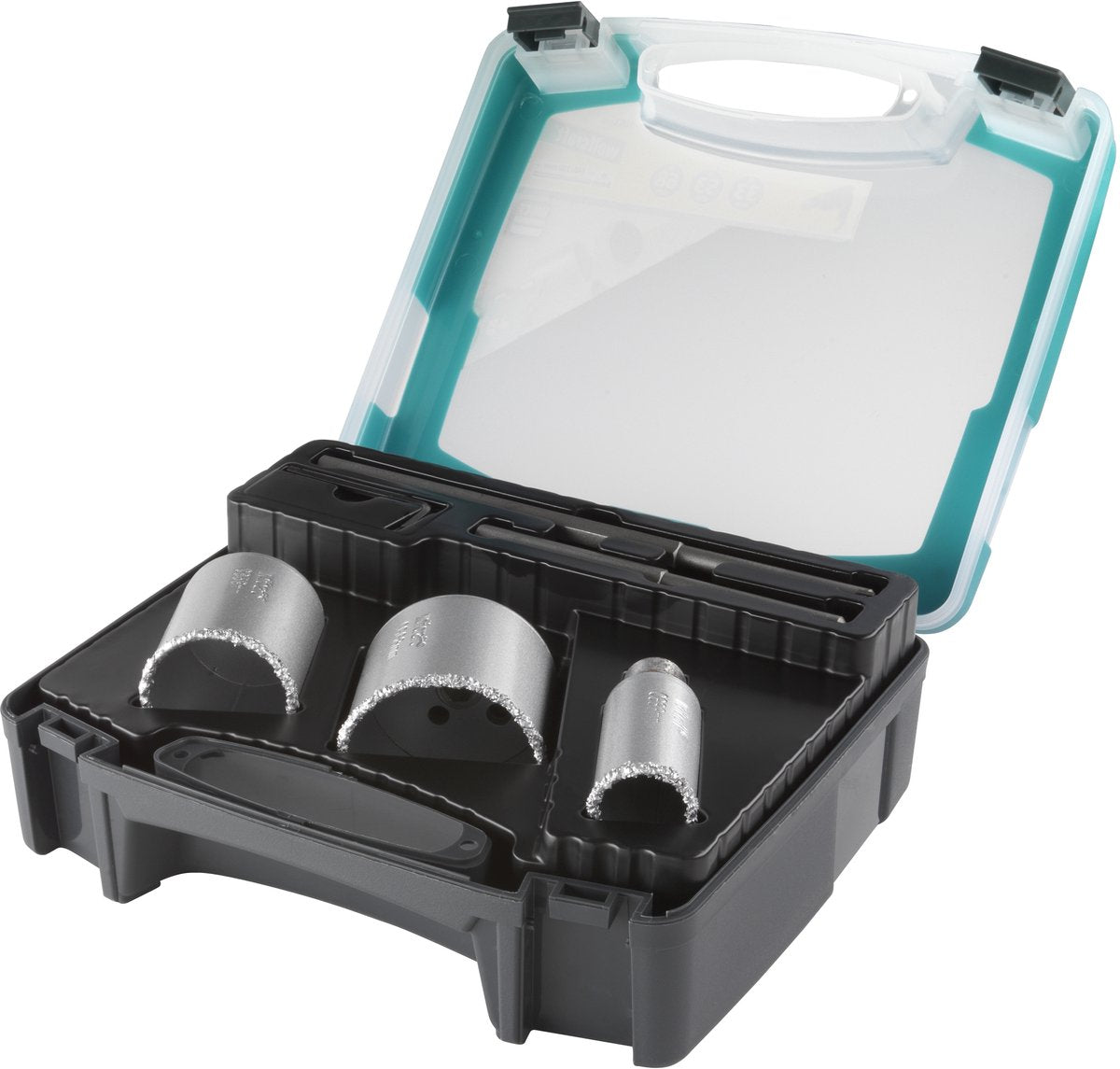 Wolfcraft - gatenzaagset voor metselwerk, tegels en steen - ø 33, 53, 68 mm - 1003000