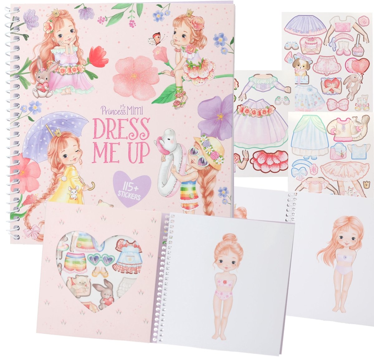 Depesche princess mimi dress me up stickerboek