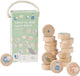 Bs toys – schaap vs. wolf – actief tikkerspel – houten vangspel – vanaf 3 jaar