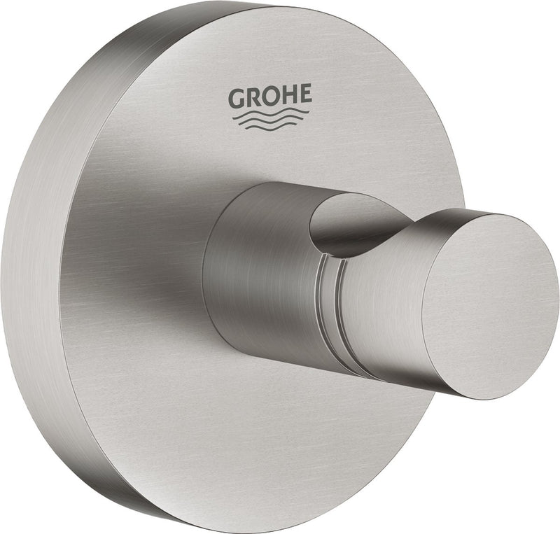 Grohe start haak - supersteel (rvs look)