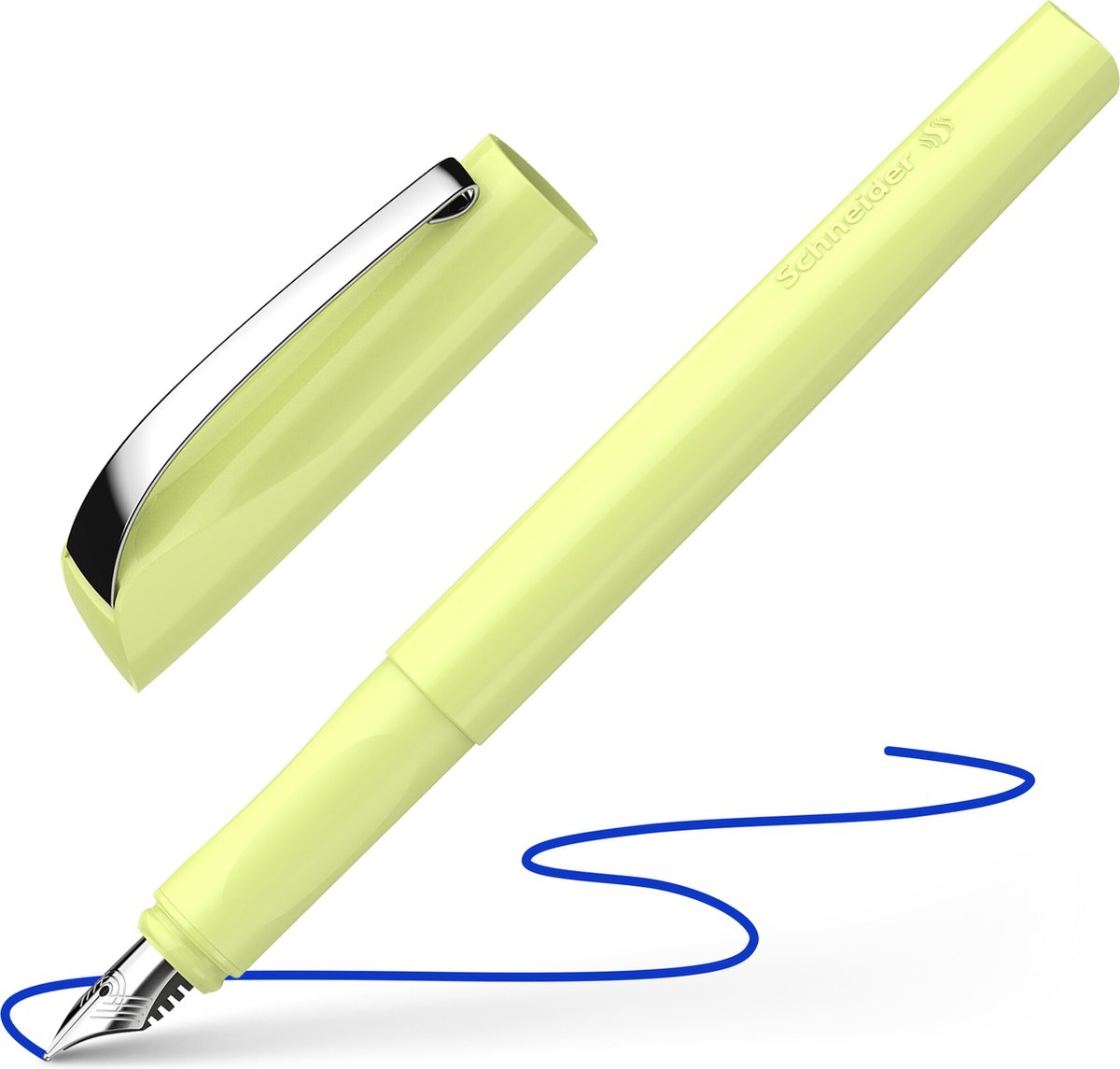 Schneider schrijfwaren schneider vulpen - ceod colour - lemon - penpunt m - s-168720