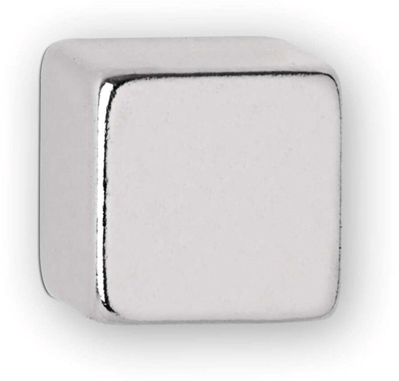 Maul magneet neodymium - kubus - zilver - metaal - 10 stuks - 1 x 1 x 1 cm