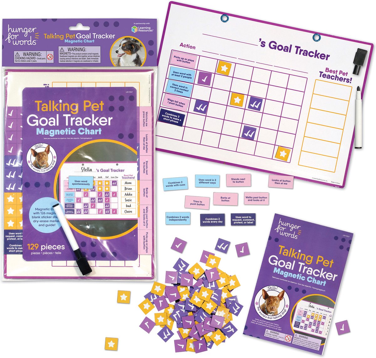 Hunger for words talking pet goal tracker - doelen tracker hond