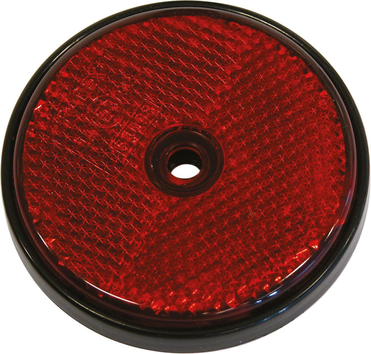 Carpoint reflectoren rond 70 mm rood - 2 stuks