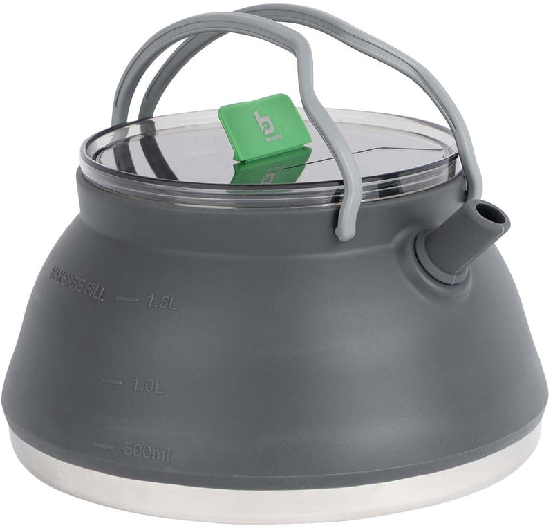 Bo-camp - theeketel - opvouwbaar - siliconen - 1,5 liter