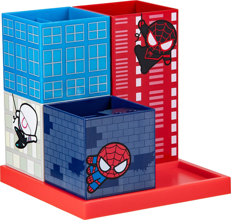Paladone spiderman officieel gelicentieerde comic book desktop organiser, gamer en comic series fan decoratie en cadeau, nostalgisch marvel superhero bureau- en tafelaccessoire -
