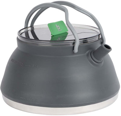 Bo-camp - theeketel - opvouwbaar - siliconen - 1,5 liter