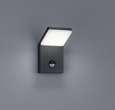 Trio pearl - wandlamp - antraciet - incl. 1x smd 8 w - dimbaar met schakelaar - niet extern dimmerbaar - geheugenfunctie - buitenverlichting - ip54