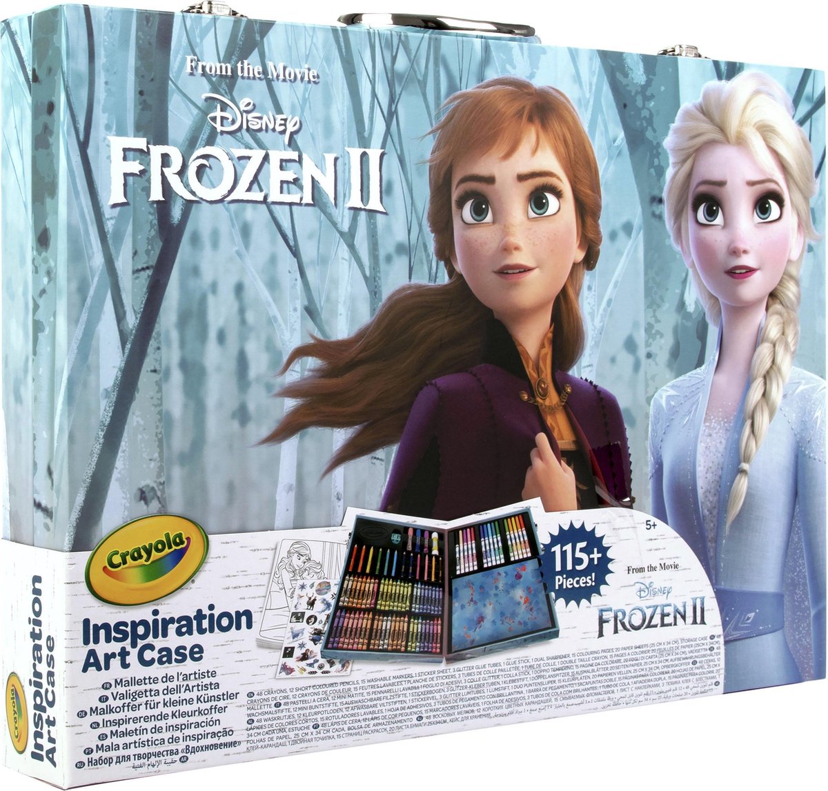 Crayola - frozen 2 - hobbypakket - frozen 2 - inspiratie kleurkoffer voor kinderen