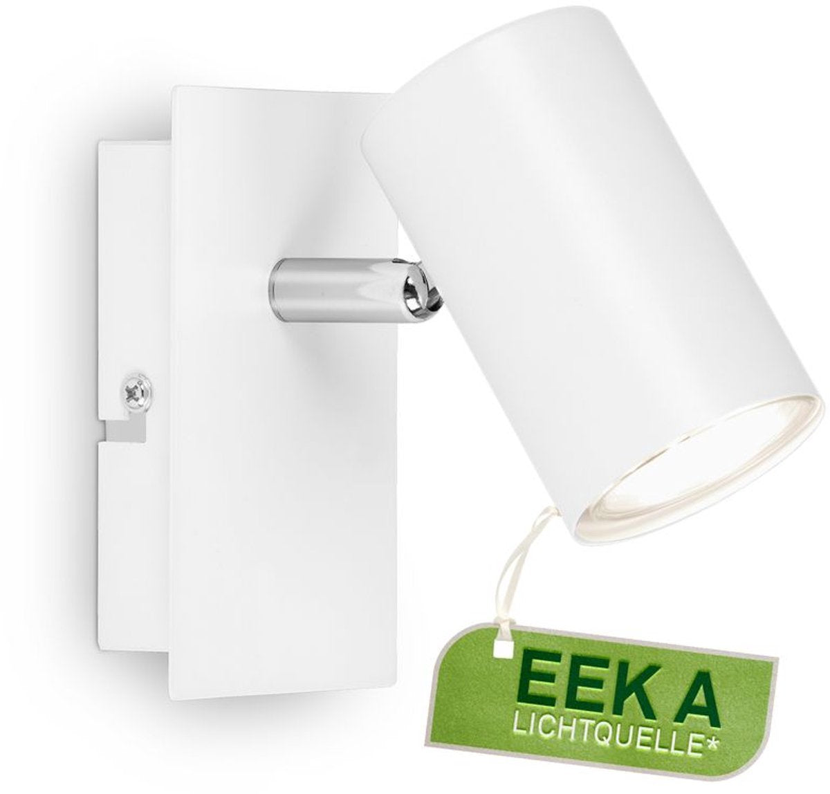 B.k.licht briloner isil a – opbouwspot – met eek a lichtbron* – zwenkbaar spotjes – plafondspots wit – 12 cm