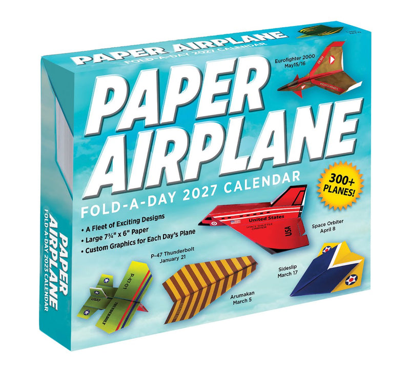 Ty kalender 2027 – paper airplane activi – vouw vliegtuigen – meer dan 300 ontwerpen – creatief en educatief