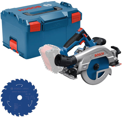 Bosch gks 18v-57-2 gx professional accu-cirkelzaag 18 v 165 mm ( 0615a500dz ) brushless + l-boxx - zonder accu, zonder lader