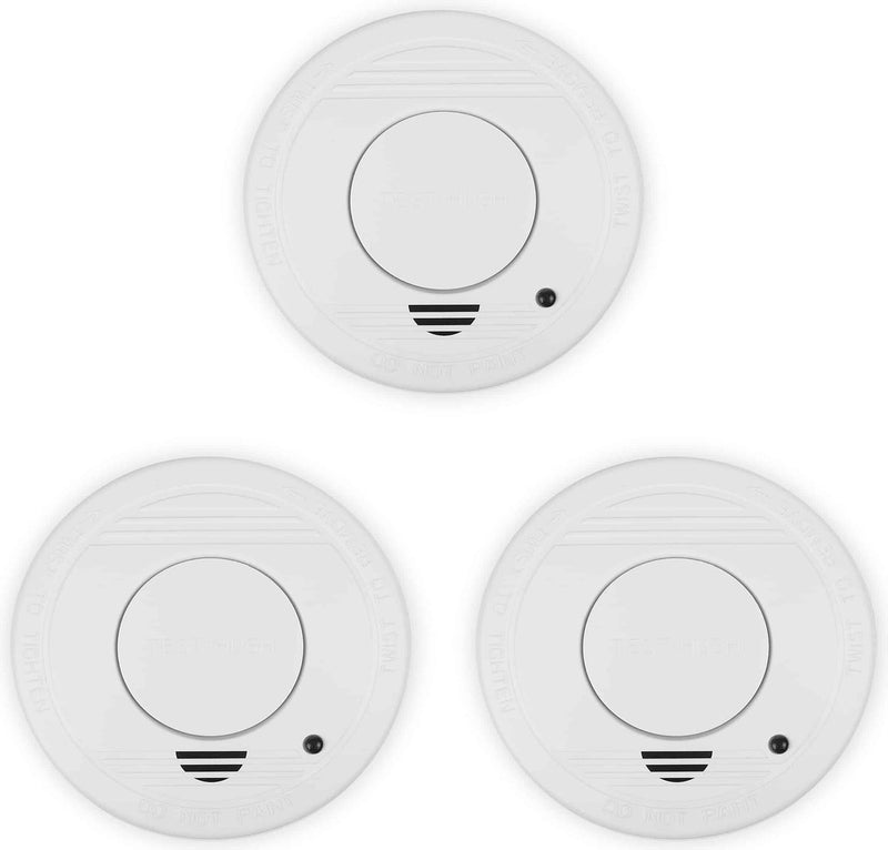 Smartwares fsm-12503 - rookmelders 3st 85 db - 10 jaar batterij en sensor - q label - brandmelder