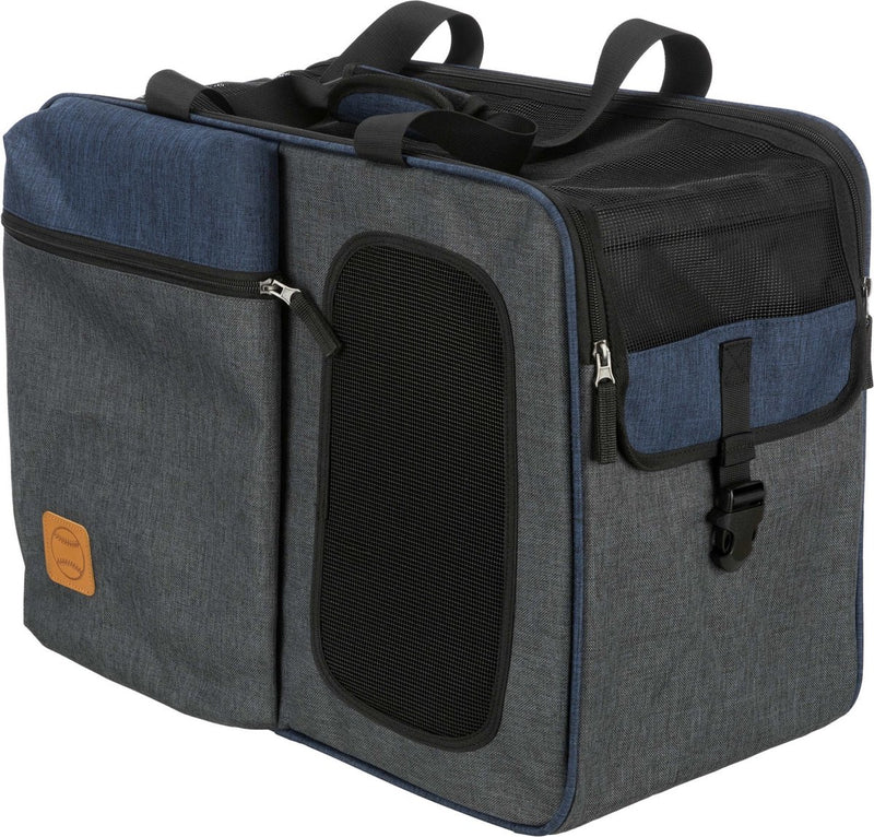 Trixie tara honden rugzak - grijs blauw - tot 7 kg - 25 x 38 x 50 cm