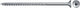 Fischer 670376 spaanplaatschroef power-fast ii 5,0 x 50 tx20 - verzonken kop - deeldraad - blauw verzinkt (200st)